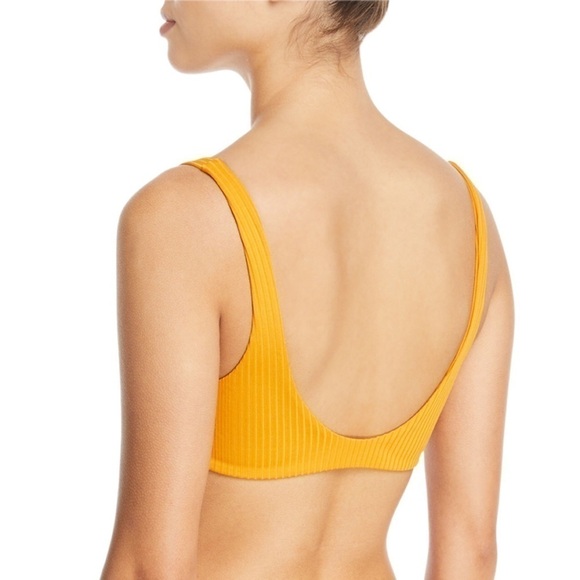 Mara Hoffman Rio Tie-Front Ribbed Swim Bikini SET - Picture 6 of 12